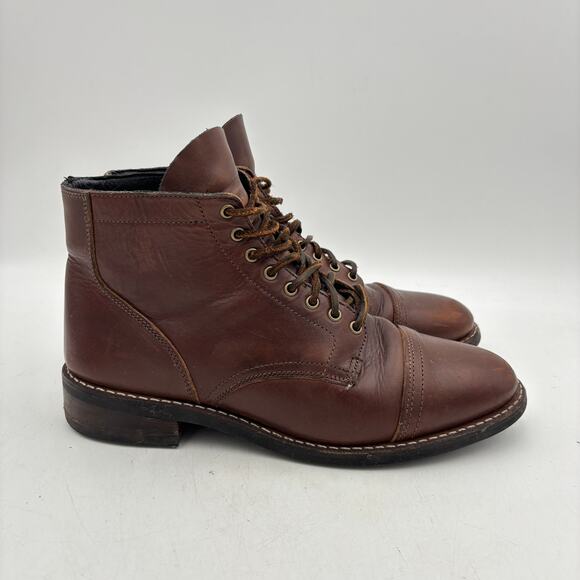 Thursday Boot Company Captain Brown Leather Lace Up Boots Men\'s 11 D main image 9